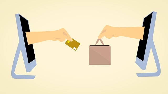 Op deze foto zie je een voorbeeld van E-Commerce: Diensten verkopen en kopen